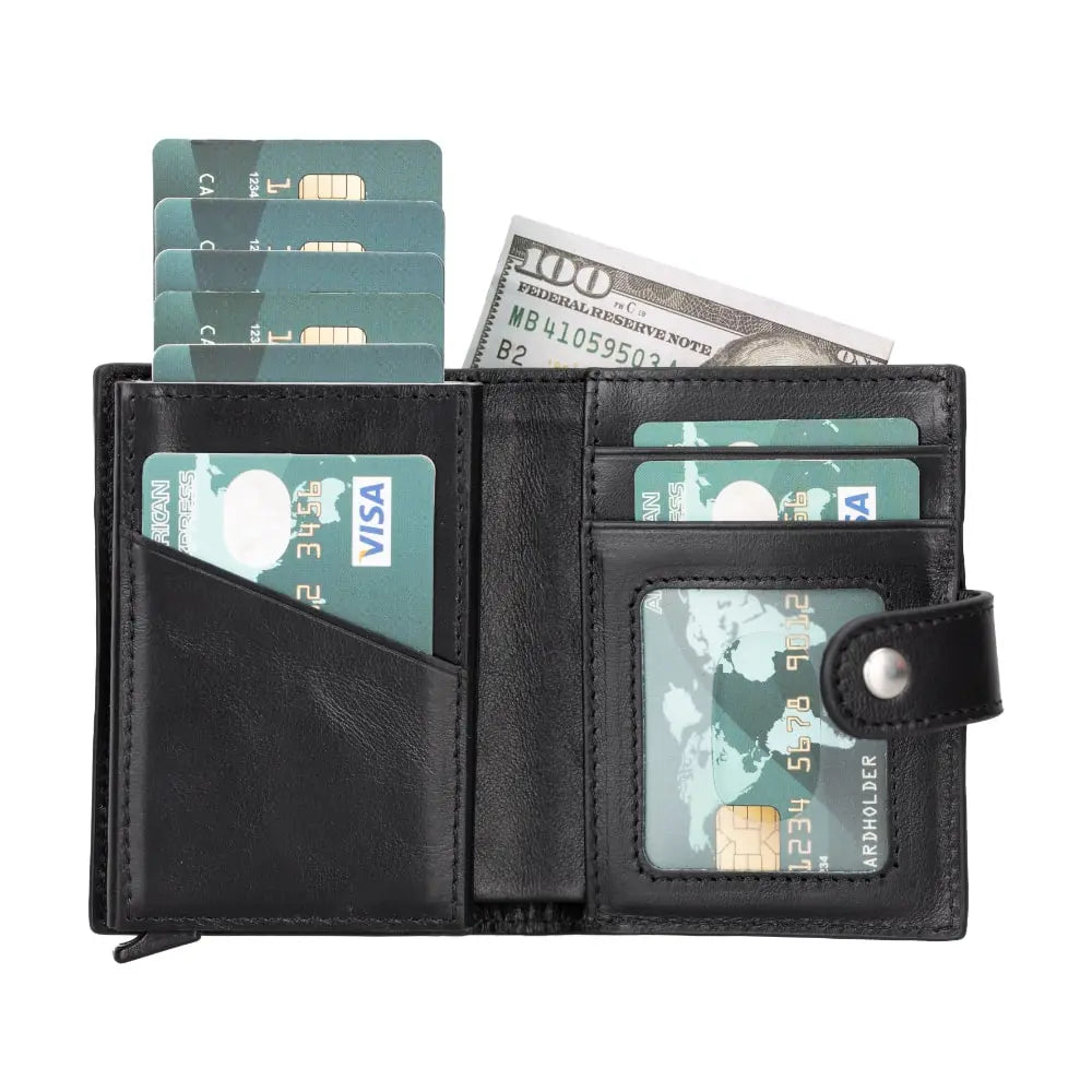 Leather Apple AirTag Wallet Card Wallet With Pocket for -  Denmark