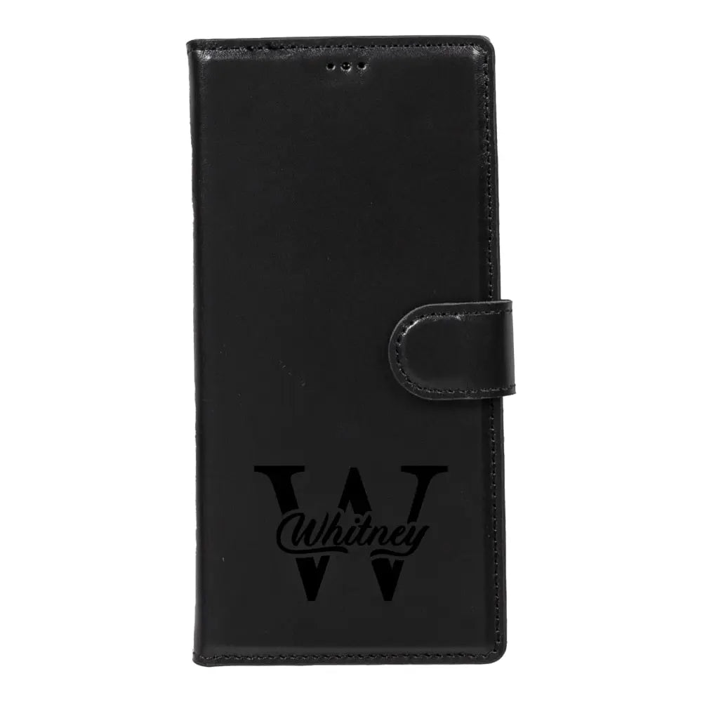 Luxury Black Leather Samsung Galaxy S23 Ultra Detachable Wallet Case with RFID Protection - Velluto - 11