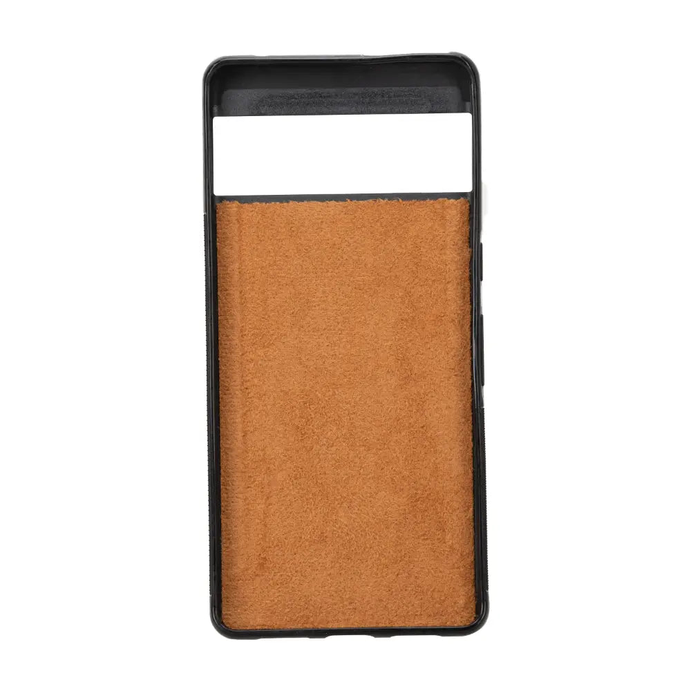 Luxury Brown Leather Google Pixel 7 Pro Detachable Wallet Case with RFID Protection - Velluto6