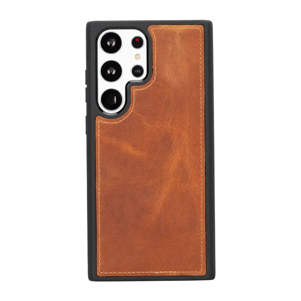 Leather Samsung Galaxy S23 Ultra Detachable Wallet Case - Velluto